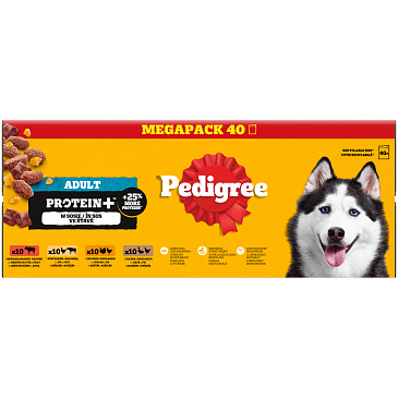 Pedigree kapsička Protein+ ve šťávě 40 x 85g