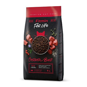 Fitmin For Life Adult Castrate Beef 8 kg