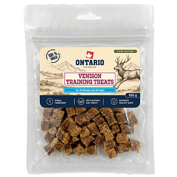 Pochoutka Ontario Pure Nature zvěřinové výcviková 100g
