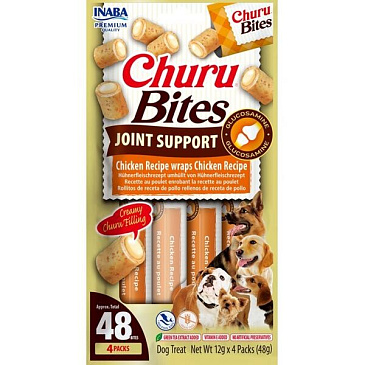 Inaba Churu Bites Joint Support dog snack kuře 4 x 12 g