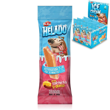 Dr.Zoo ZMRZLINA klobásky a sýr, 50g