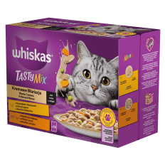 Whiskas kapsičky Tasty Mix Krémové menu ve šťávě 12 x 85g