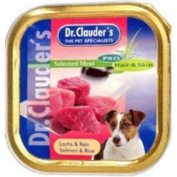 Dr.Clauder paštika 100g pes losos&rýže