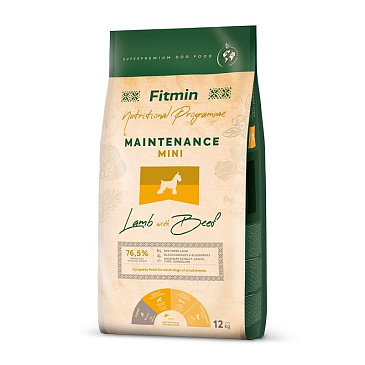 Fitmin dog mini maintenance lamb beef - 12 kg