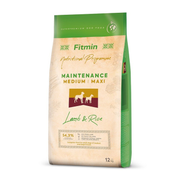 Fitmin Medium Maxi lamb&rice 12 kg 