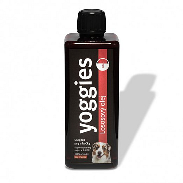 Yoggies Lososový olej pro psy a kočky 250 ml