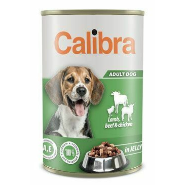 Calibra Dog konz. Lamb,beef&chick. in jelly 1240g NEW