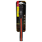 Obojek Dog Fantasy USB LED nylonový svítící S-M oranžový 1,9x35-50cm