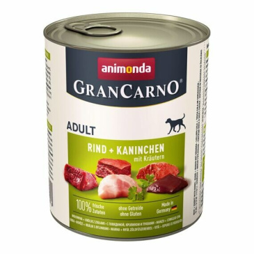 Grancarno konzerva hovězí, králík + bylinky 800g
