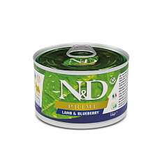 N&D PRIME Dog konz. Lamb & Blueberry Mini 140 g