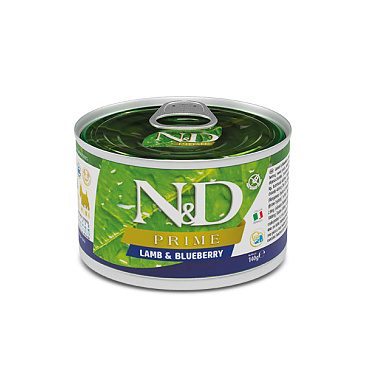 N&D PRIME Dog konz. Lamb & Blueberry Mini 140 g