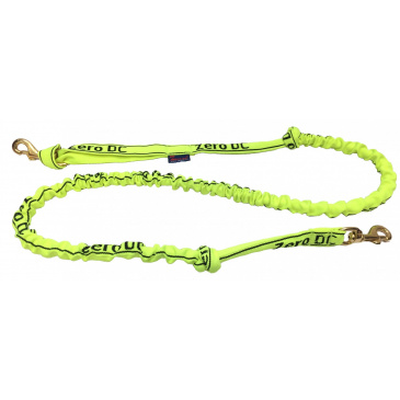 Zero DC Vodítko s tlumičem pro psa nad  10kg  neon zelená 1,9 m