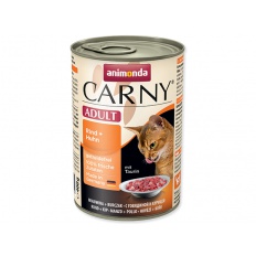 ANIMONDA Carny cat adult hovězí+kuřecí 400g