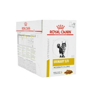 Royal Canin VD Cat Urinary S/O Moderate Calorie 12x85g