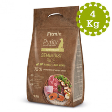 Fitmin dog Purity Rice Semimoist Rabbit&Lamb 4kg