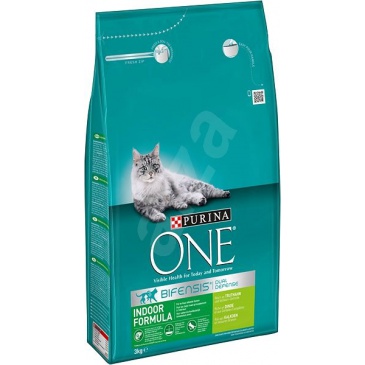 Purina ONE Indoor s krůtou 3 kg