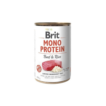 Brit Mono Protein 400g Beef, rice (hovězí a rýže)