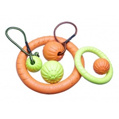 BaF míček Foam se šňůrkou malý 7x48cm oranžový