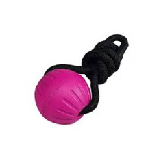 BaF míček Foam se šňůrkou malý 7x48cm fuchsiový