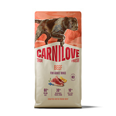 Carnilove True Fresh Beef for adult dogs 12 kg
