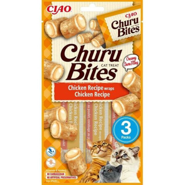 Inaba Churu Bites cat snack kuře 3x10g