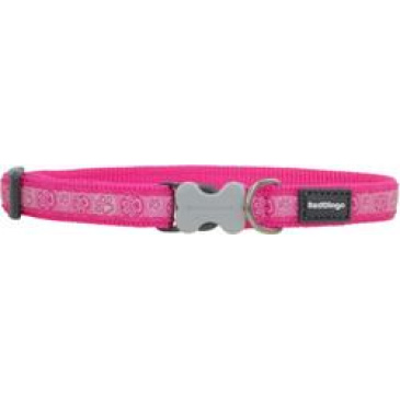 Obojek Red Dingo 12 mm x 20-32 cm - Paw Impressions