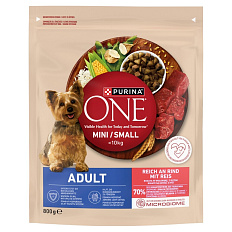 Purina ONE Adult Mini Beef&Rice 800 g