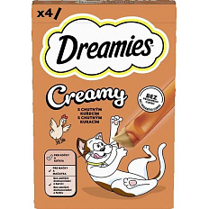 Dreamies Creamy s kuřecím 4x10g