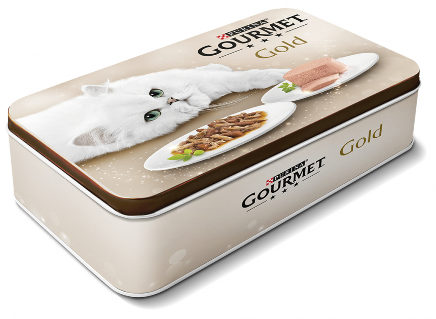 Gourmet Gold dárková dóza 12x85g (konzervy) - Twiko