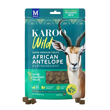 KAROO Wild African Antelope THYME, tréninkové kousky, antilopa s tymiánem, 113 g