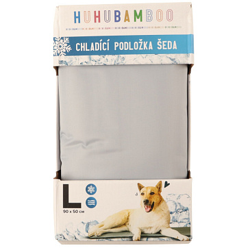 HUHUBAMBOO Chladící podložka L šedá