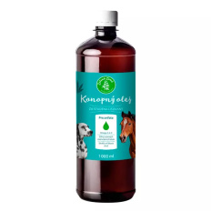 Zelená Země Konopný olej pro zvířata 1000ml 