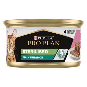 Pro Plan Cat Sterilised Losos Tuňák konzerva 85 g