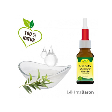 CdVet Čistič uší pro psy a kočky - Roztoč Ex 