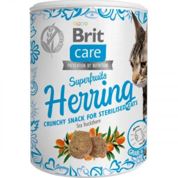 Brit Care Cat Snack Superfruits Herring 100g