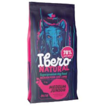 Ibero Natural dog Medium Junior 12kg + 3kg zdarma