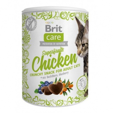 Brit Care Cat Snack Superfruits Chicken 100g