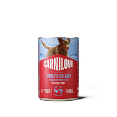 Carnilove Dog Paté Turkey & Salmon 400 g
