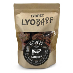 Lyopet Hovězí BARF pro psy - mrazem sušené LyoBARF nugety 6 ks