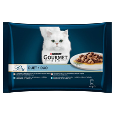 Gourmet Perle Multipack 4 x 85 g Rybí DUO 
