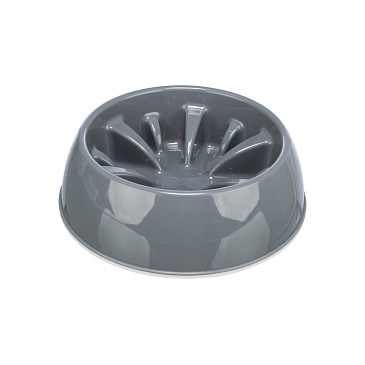 Miska k pomalému krmení, design slunečnice, 1,4l 25 cm plast/TPR