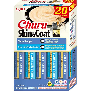 Inaba Churu Skin & Coat tuňák multipack 20 x 14g