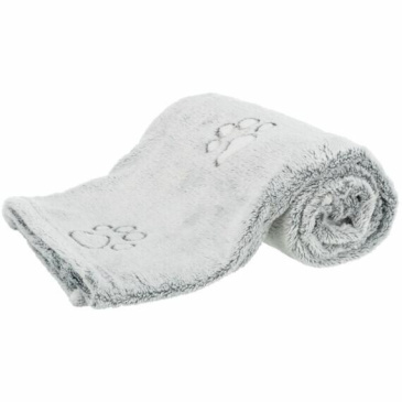 NANDO fleecová deka s vysokým vlasem - světle šedá 100x70cm