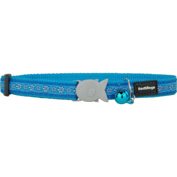 Obojek Red Dingo pro kočky - Daisy Chain Turquoise