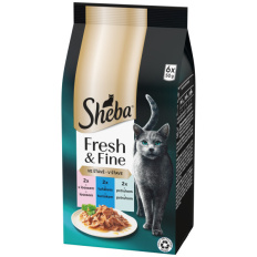 Sheba Fresh & Fine kapsa Rybí výběr v omáčce 6 x 50 g
