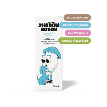 SHROOM BUDDY svěží dech pro psy 30 ml