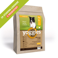 Yoggies Krůtí maso a jáhly - Monoprotein, hypoalergenní 2 Kg