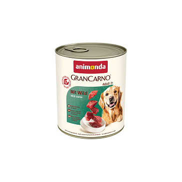 Grancarno konzerva zvěřina  800g
