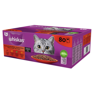 Whiskas kapsička Klasický výběr ve šťávě 80 x 85 g