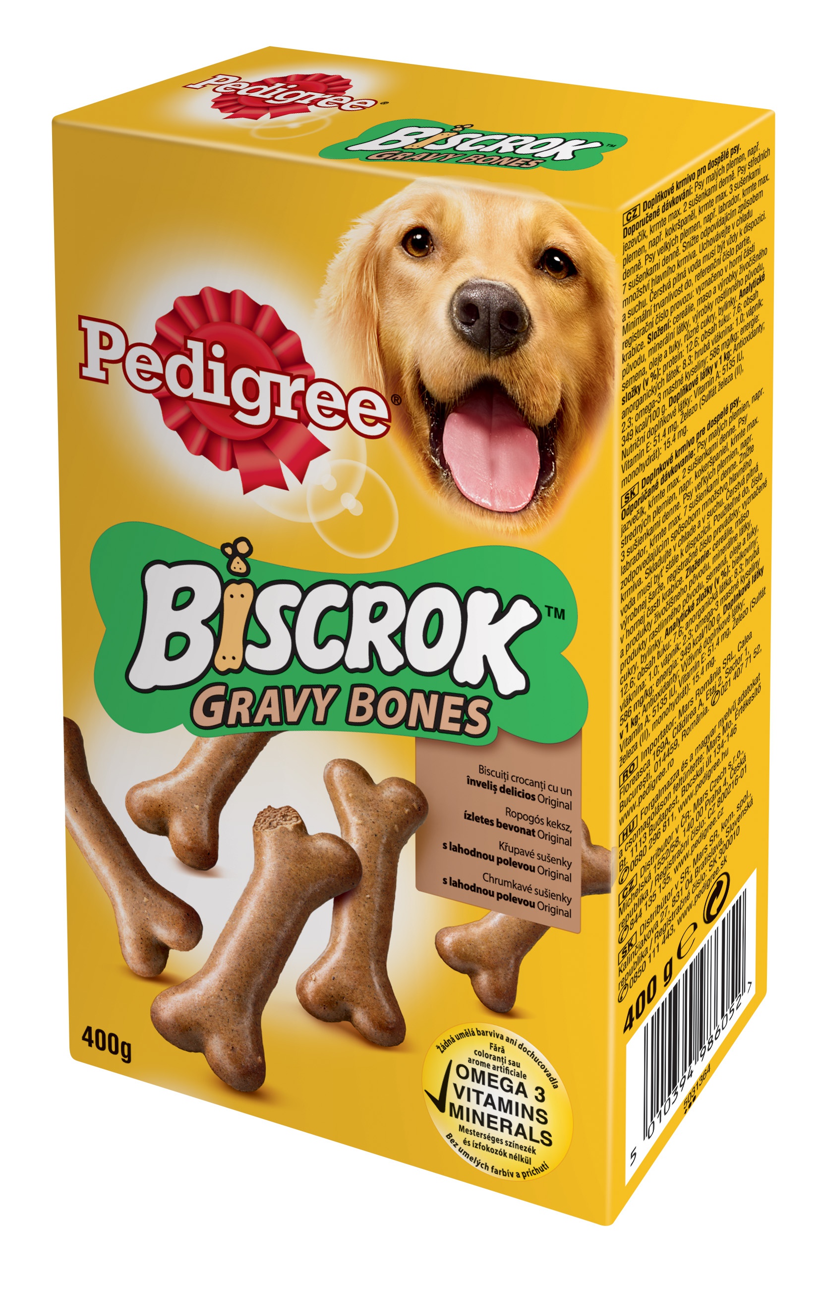 Pedigree Biscrok Gravy Bones 400g Twiko